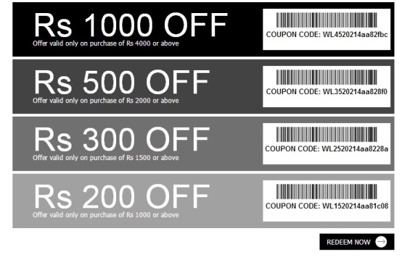 Signup to Jabong! Get Vouchers worth Rs. 2000.