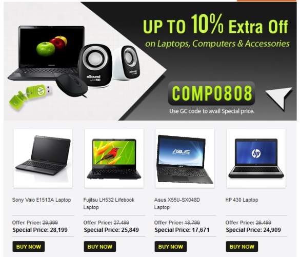 Great Deals on Laptops|10% Off on Laptop & Computer Accessories